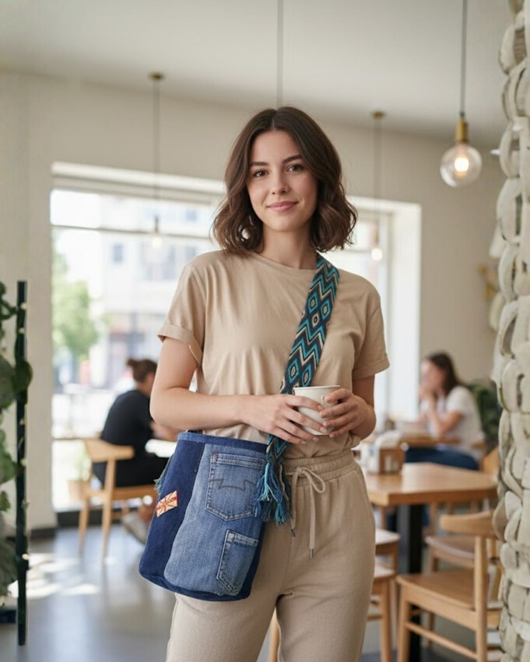 Mochila Cocora Rayas Azules