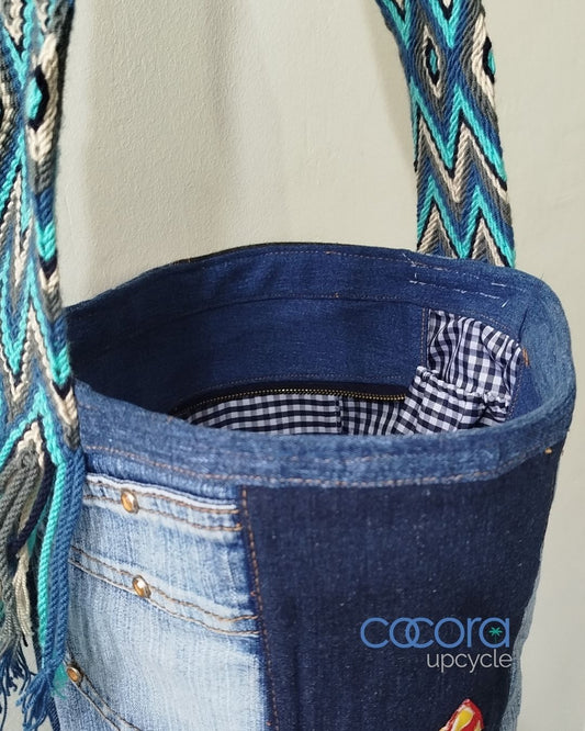 Mochila Cocora Rayas Azules